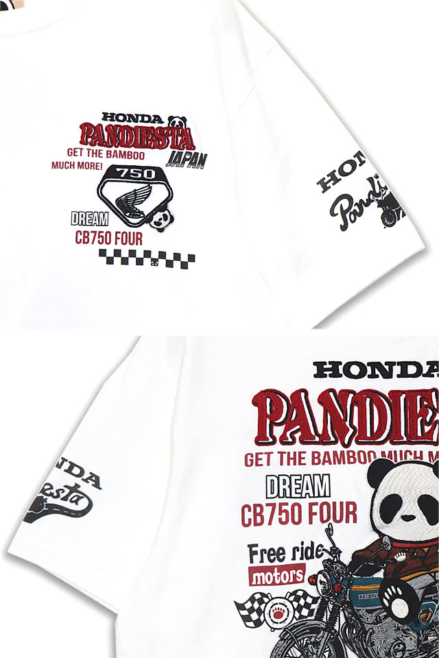 HONDA×PANDIESTA CB750Four RacersDream半袖Tシャツ PANDIESTA JAPAN