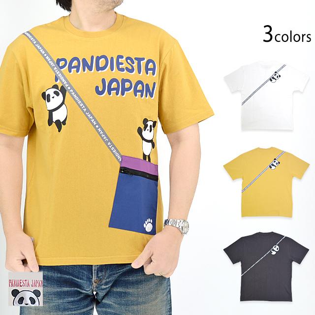 サコッシュ付き半袖Tシャツ PANDIESTA JAPAN 554355 パンディエスタ