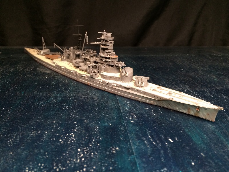 霧島（最終時）1/700 日本海軍戦艦 フジミ 製作レポ総集編｜桜坂艦