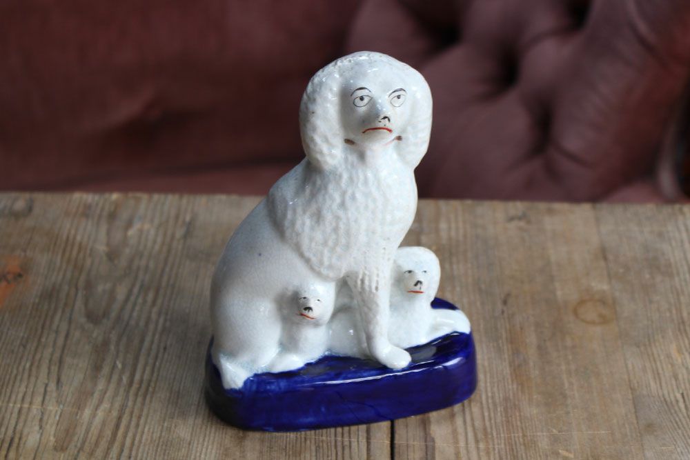 ヴィンテージ スタッフォードシャードッグ BESWICK イギリス 陶器の