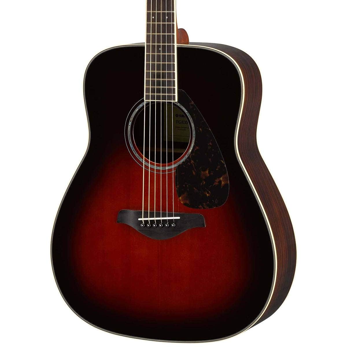 Buy sasku Yamaha FG830 Acoustic Guitar Tobacco Brown Burst | Sam