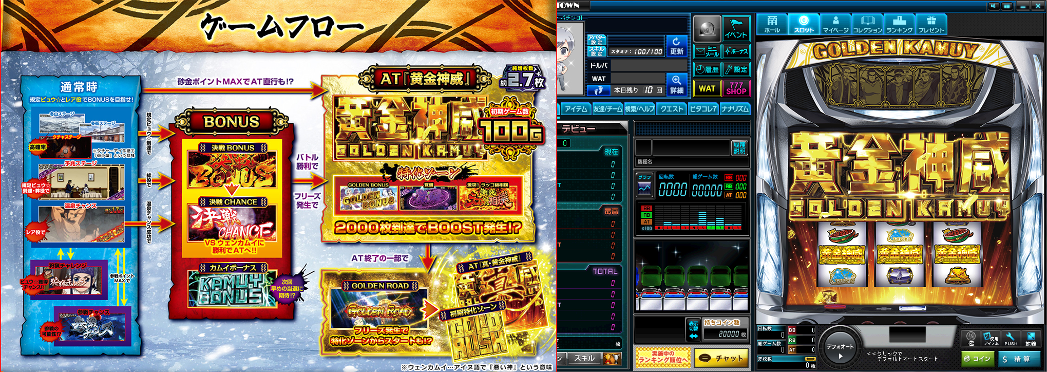 スマスロ ゴールデンカムイ」がぱちんこ・パチスロオンラインゲーム