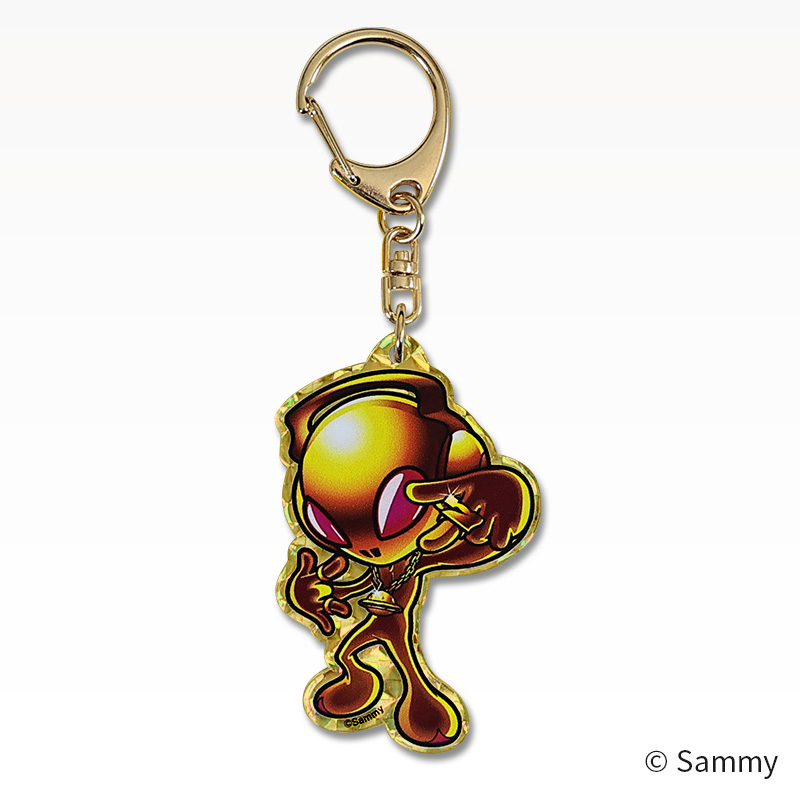 ゴールドエイリやん ホログラムアクリルお守り