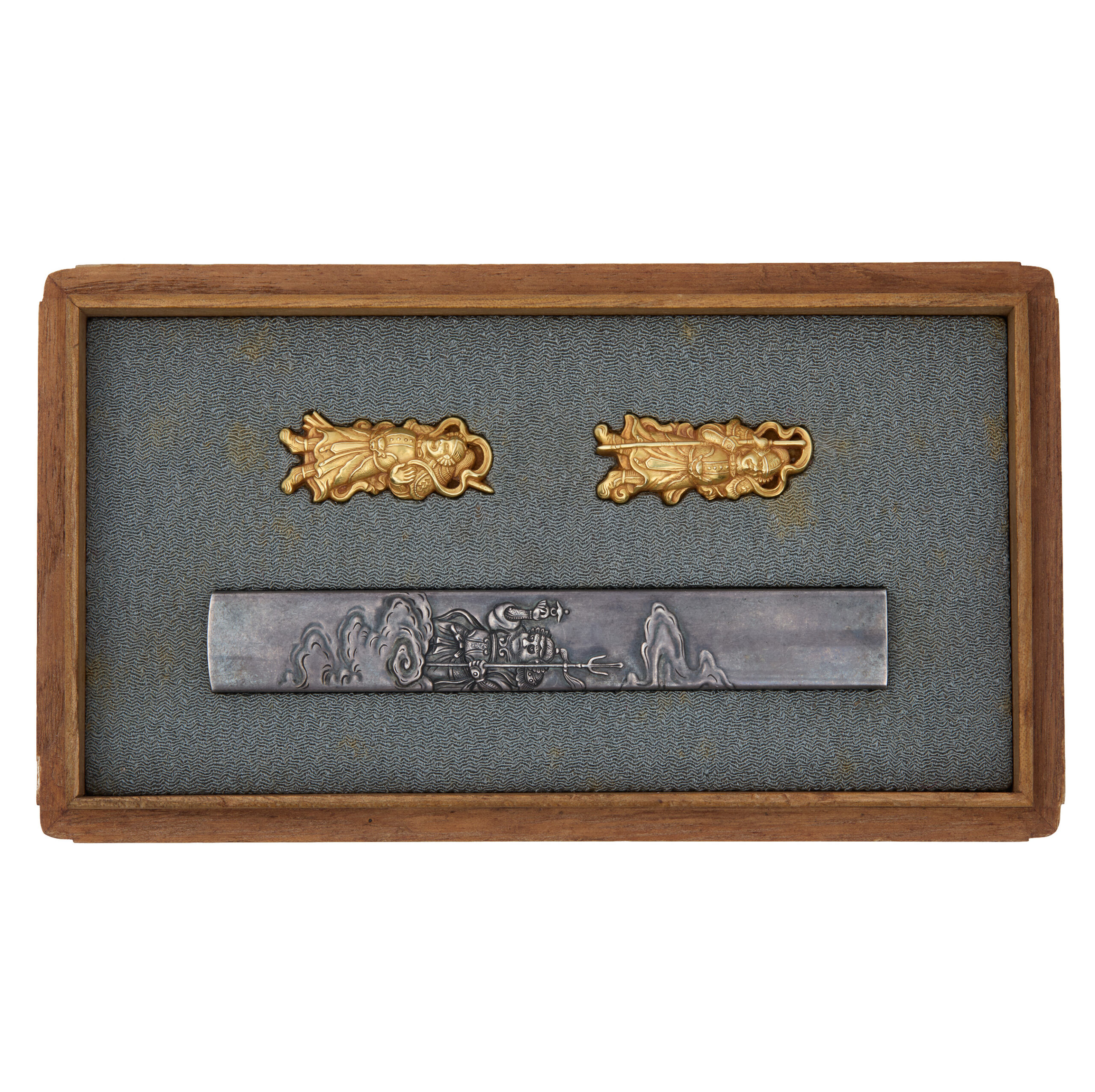 Edo period antique Kozuka and Menuki for Samurai Sword (KM-4