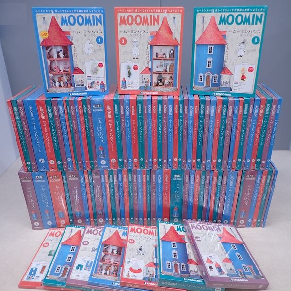 新品・未開封】週刊ムーミンハウスをつくる 28号〜100号 73巻セット