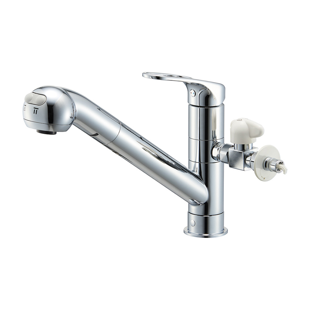 シングルワンホールスプレー分岐混合栓 | 商品のご案内 | SANEI