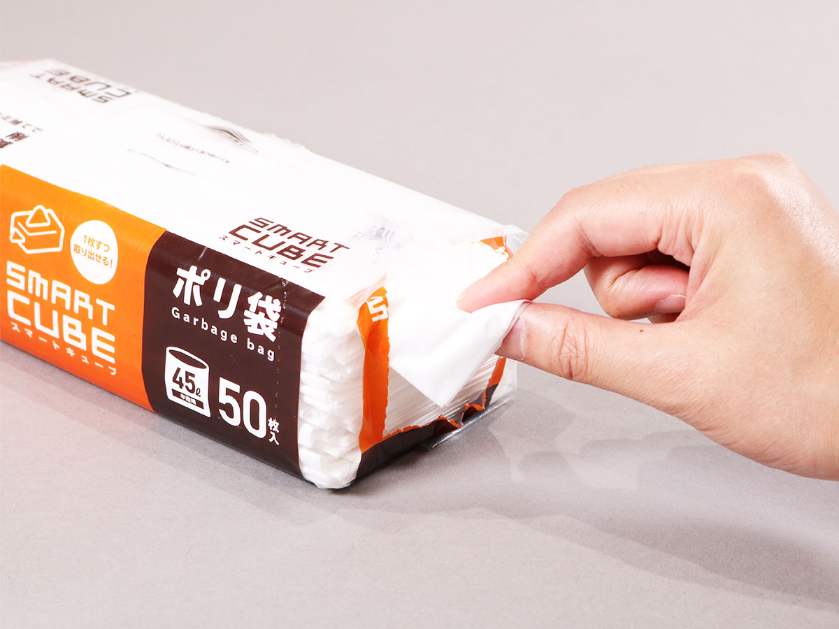 スマートキューブ nocoo in(ノクーイン) 45L 半透明 50枚 0.017mm