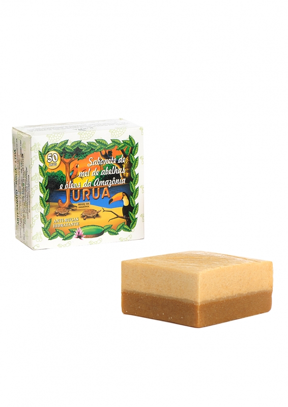 Jurua ジュルア 亀石鹸 ハチミツ＆アマゾンオイル ソープバー 180g