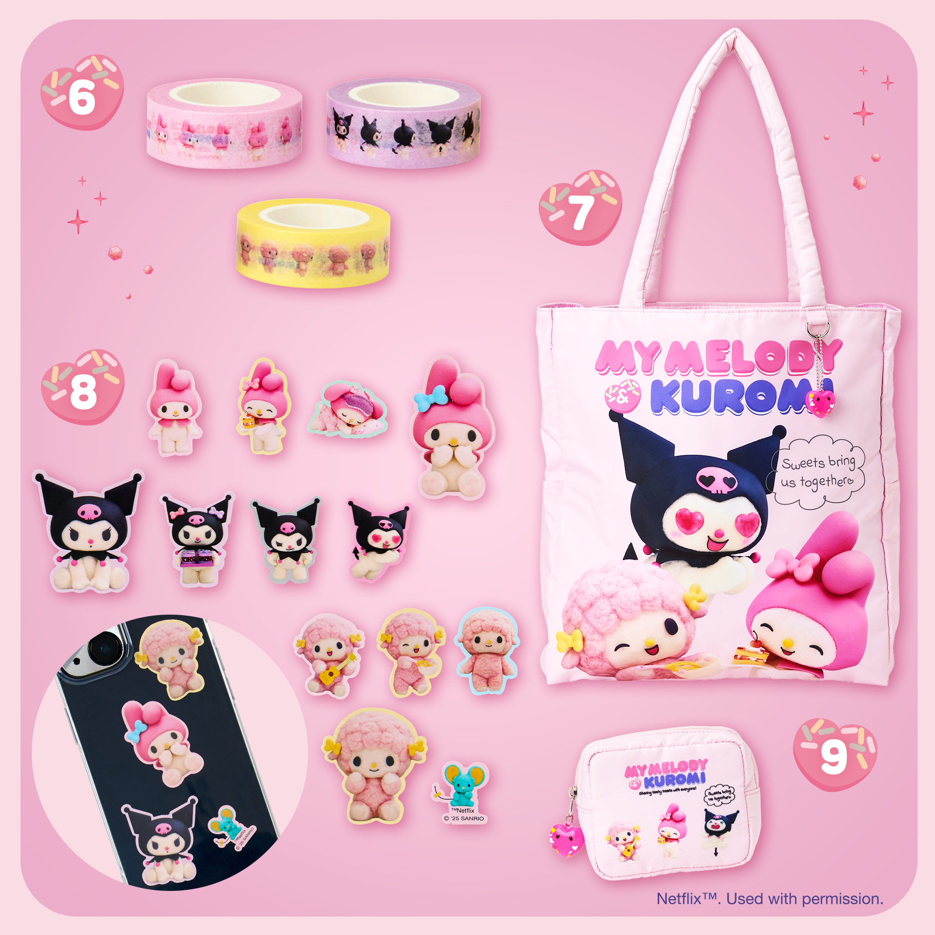 Netflixオリジナルアニメ My Melody ＆ Kuromiデザインシリーズ｜サンリオ