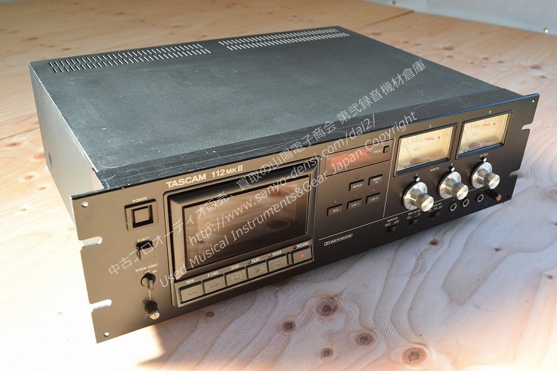 中古音響機材 TASCAM 112MKⅡバランス入出力（LA-112）】 カセット