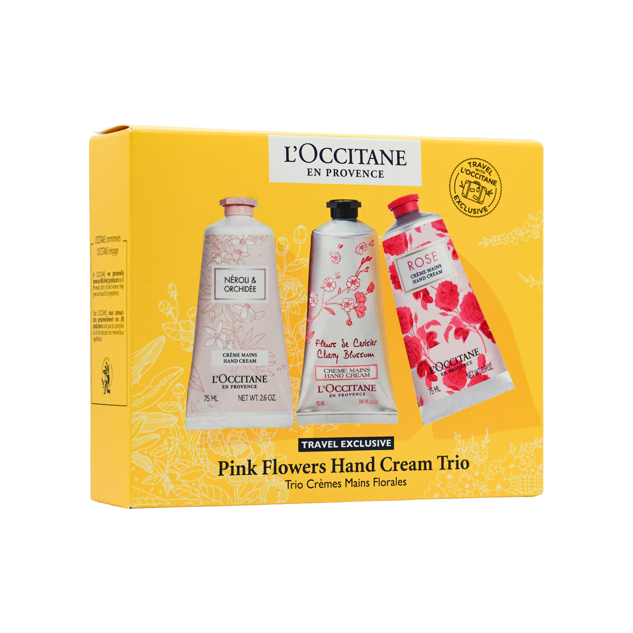 L'Occitane Pink Flowers Hand Cream Trio 3PCS – Sasa Global eShop
