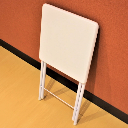 4本セット】折りたたみサイドテーブル（ホワイト） / 全自動麻雀卓