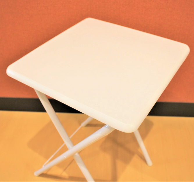 4本セット】折りたたみサイドテーブル（ホワイト） / 全自動麻雀卓