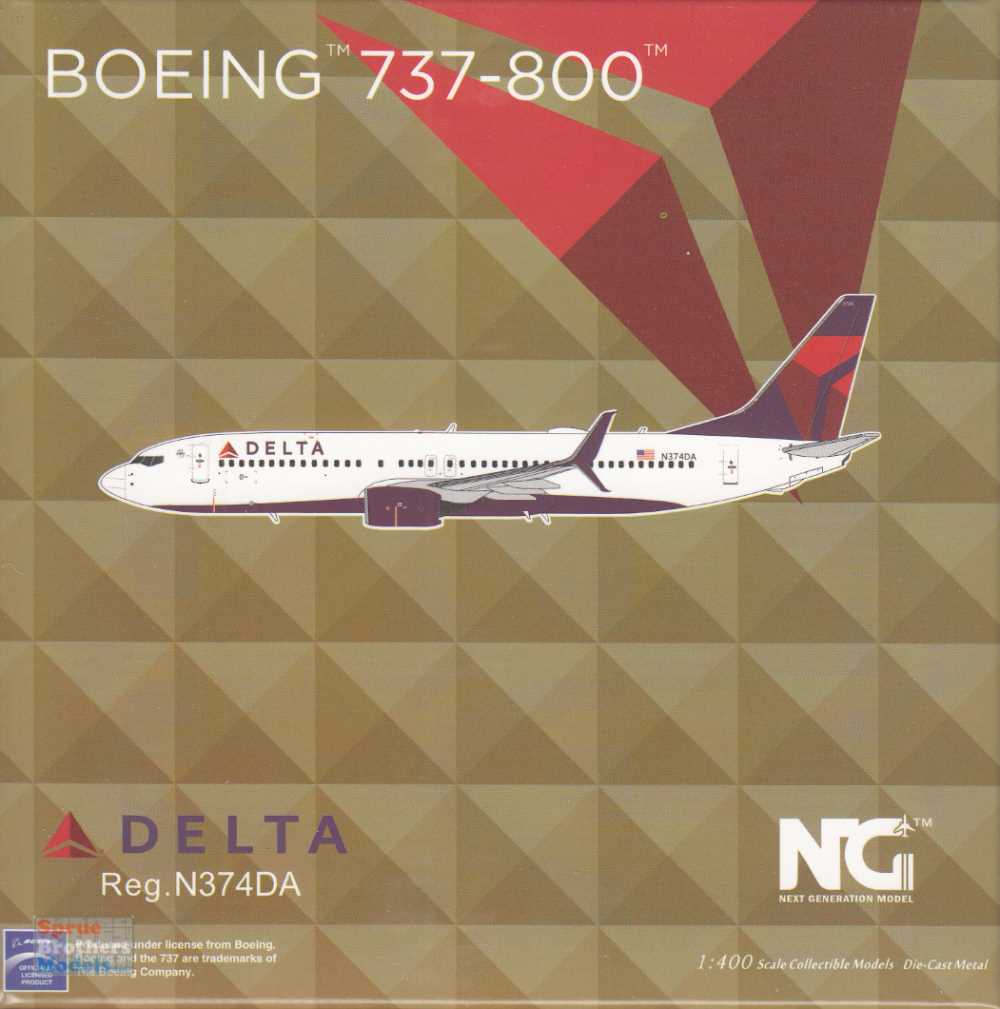 NGM58218 1:400 NG Model Delta Airlines B737-800 Reg #N374DA (pre