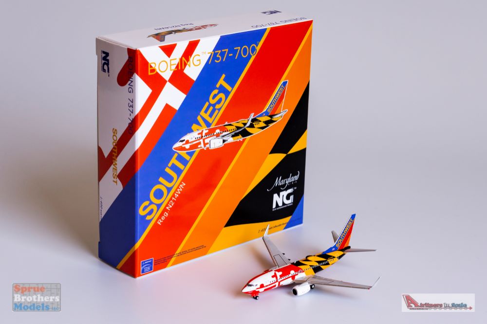NGM77006 1:400 NG Model Southwest Airlines B737-700(W) Reg #N214WN