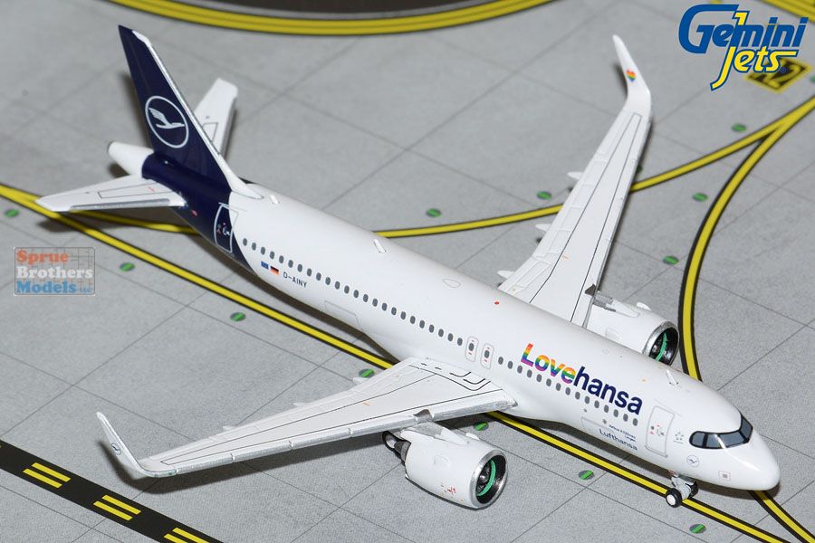 GEMGJ2168 1:400 Gemini Jets Lufthansa Airbus A320neo #D-AINY
