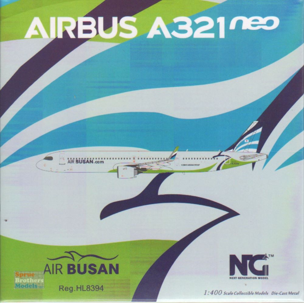 NGM13060 1:400 NG Model Air Busan Airbus A321neo Reg #HL8394 (pre