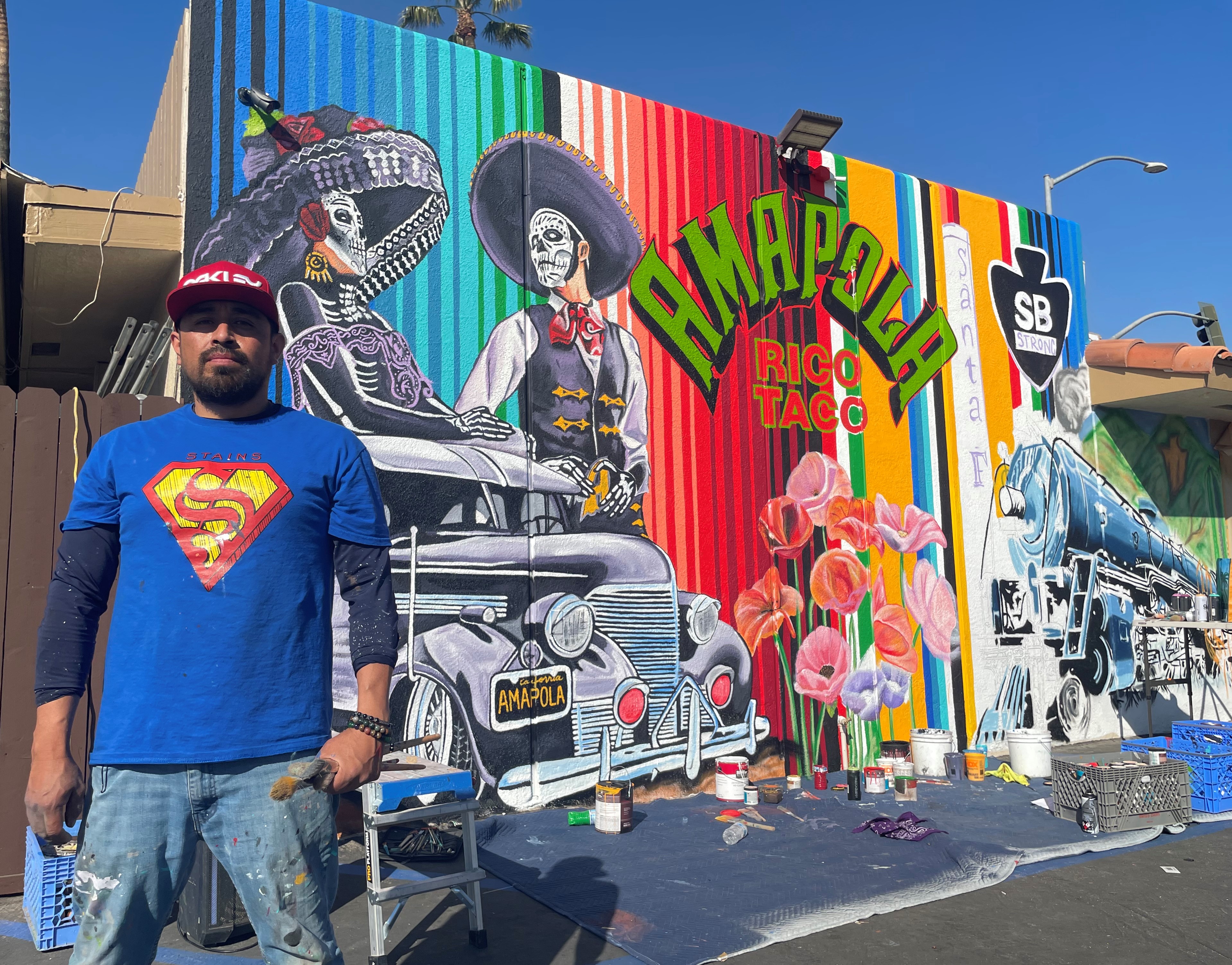 Mural on taqueria adds 'color and flavor' to San Bernardino