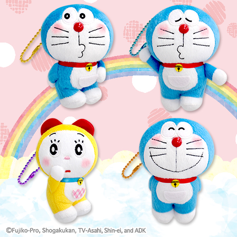 ドラえもん＆ドラミちゃんいろんなポーズマスコット プライズの情報