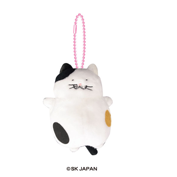 でぶねこ ぬいぐるみボールチェーン（ミケ）]キャラクターファンシー