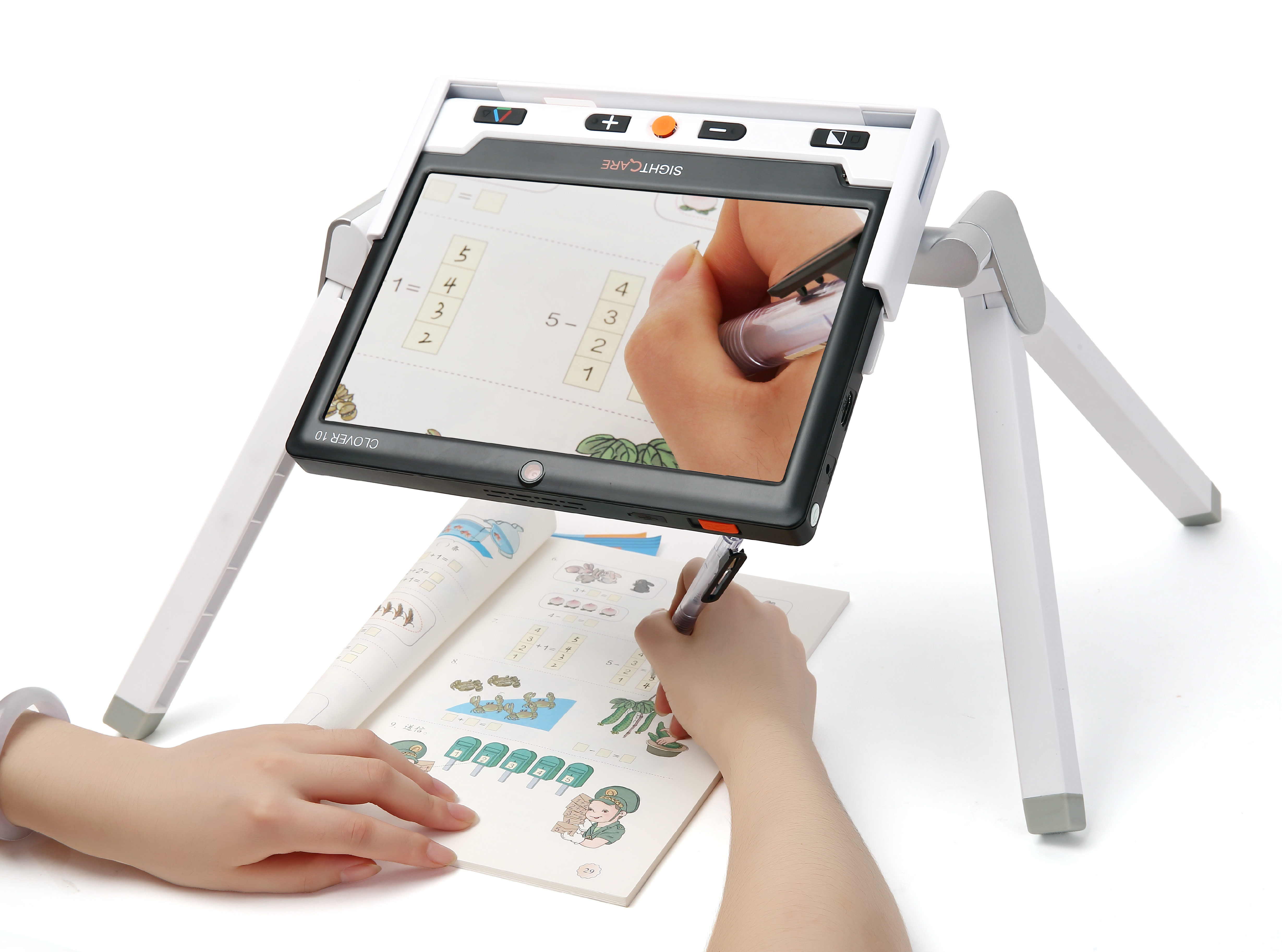 CLOVER10 クローバー10 携帯拡大読書器 HVM005B 携帯型拡大読書器