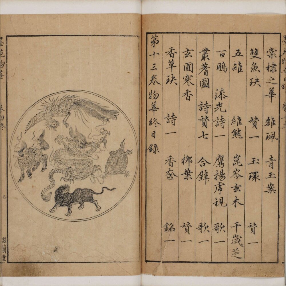 程氏墨苑– 书格