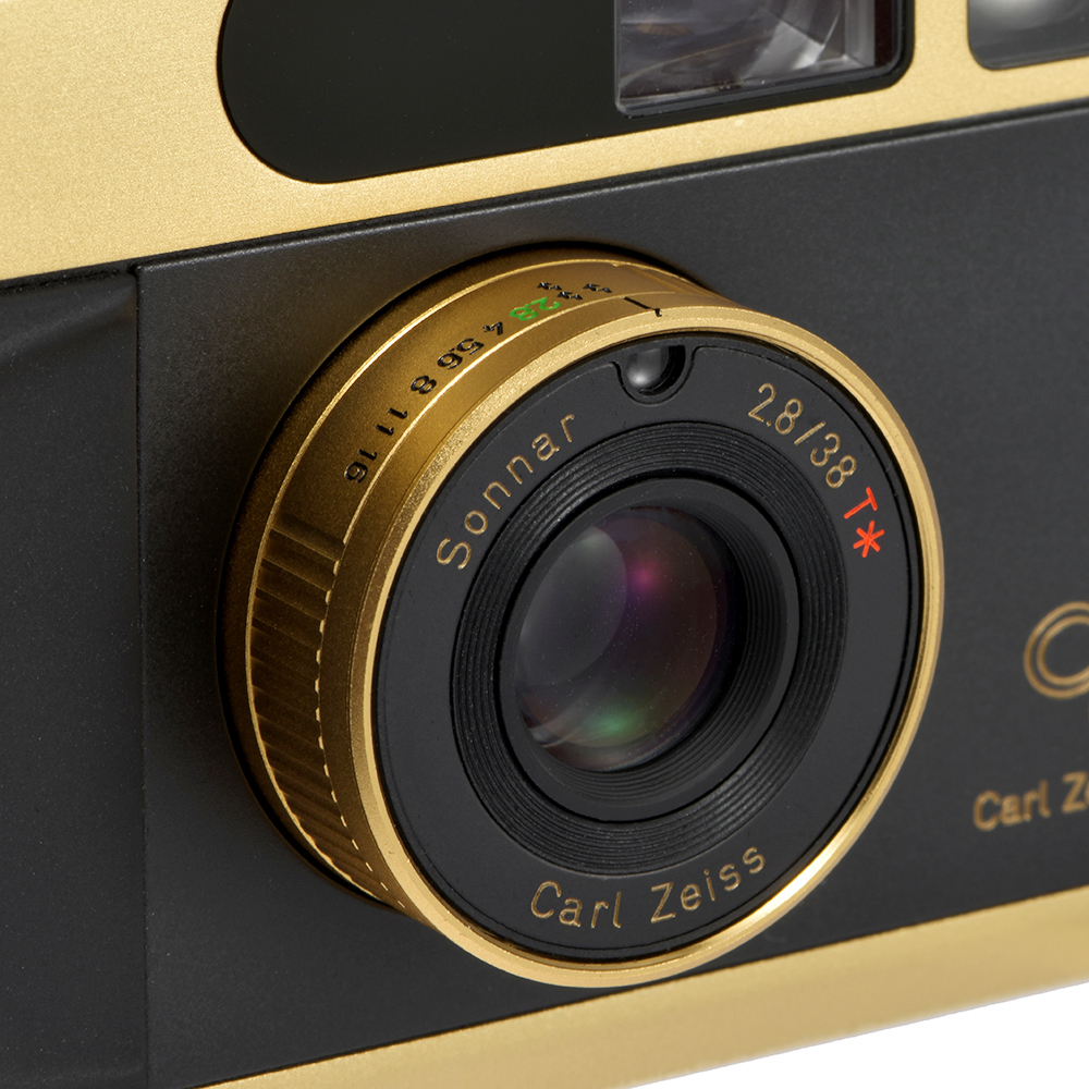 CONTAX T2 GOLD 60 YEARS LIMITED EDITION POINT & SHOOT FILM CAMERA