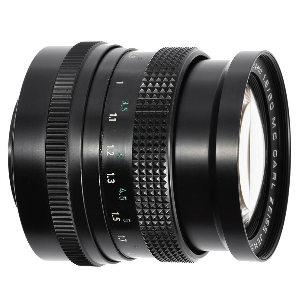 CARL ZEISS JENA DDR ELECTRIC PANCOLAR 80mm F1.8 MC LENS M42 MOUNT