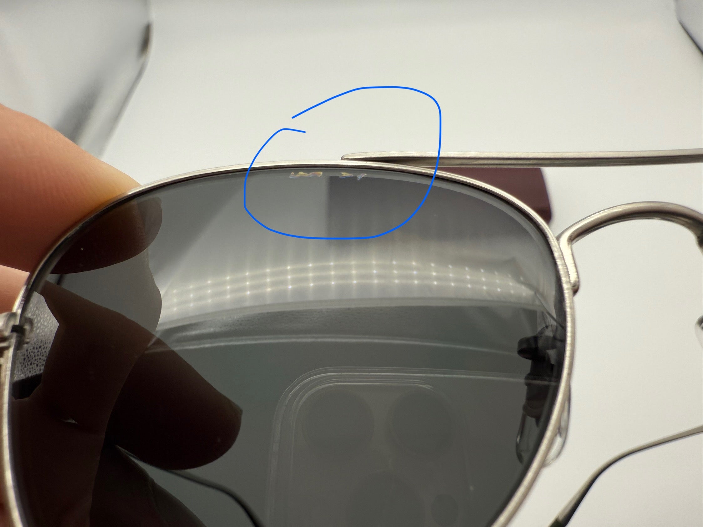 Oliver Peoples Kincaid 51mm VFX Polarized OV 1117 T brushed silver