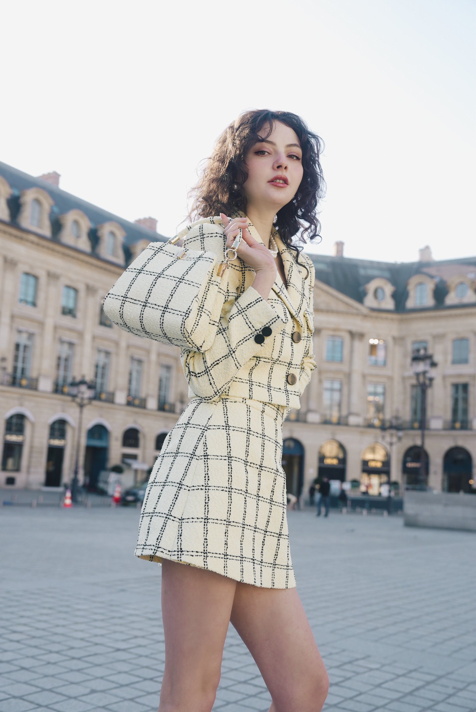 5th check tweed jacket – shéller / シェリエ