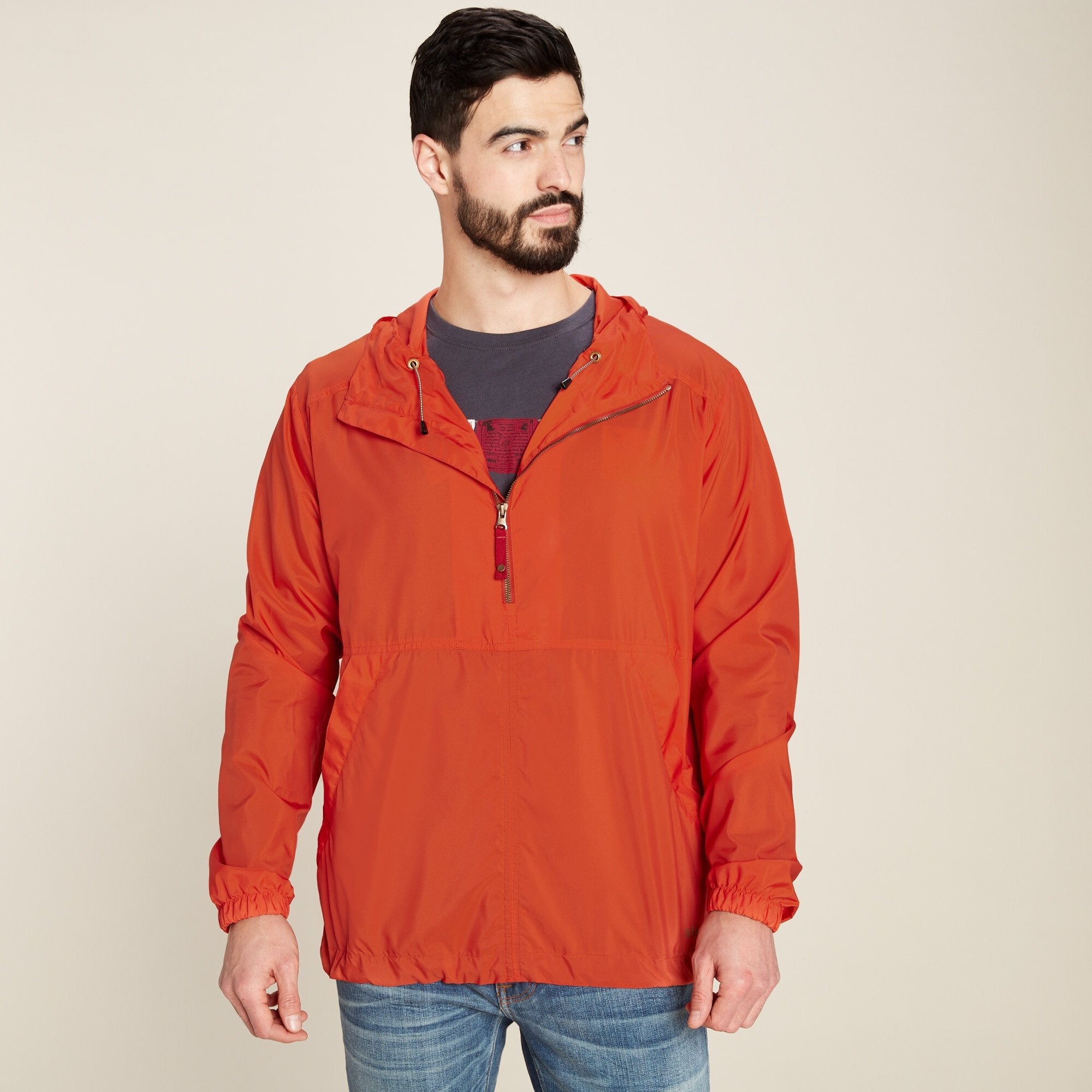 Unisex Halka Anorak Jacket Red | Sherpa Adventure Gear