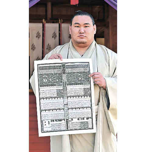 印刷用】大相撲＝新横綱豊昇龍は東に 春場所番付発表 新関脇王鵬、安青