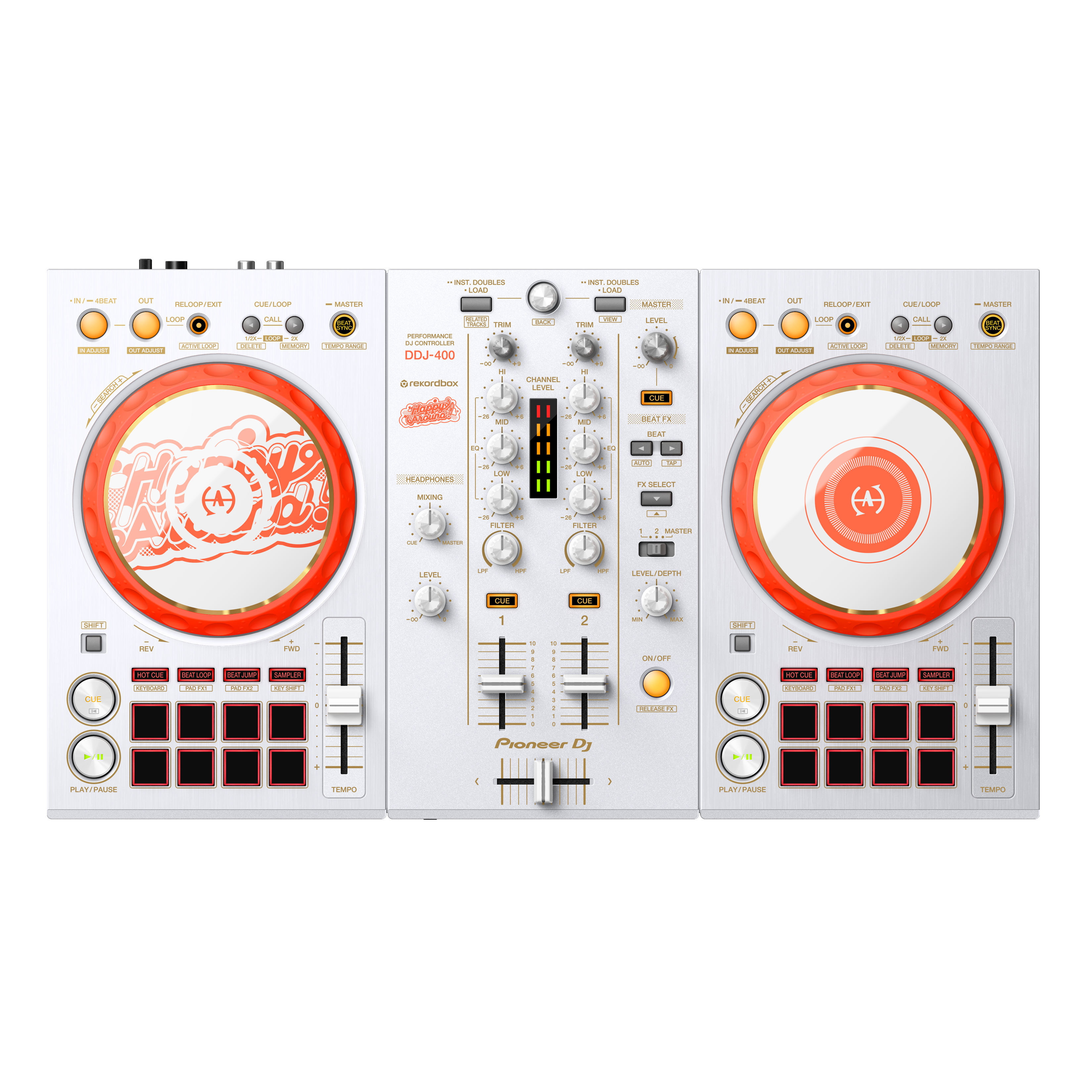 Happy Around!のユニットカラーを取り入れた唯一無二のDJ