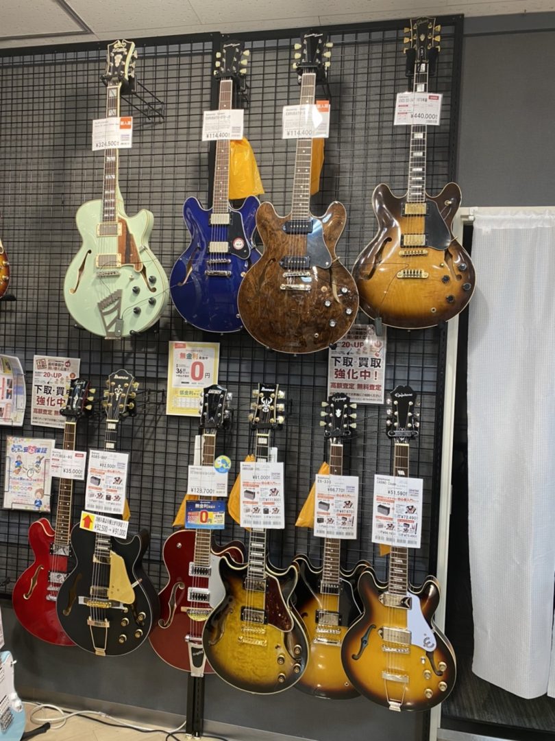 ジャズギタリスト必見！？セミアコ、フルアコ揃ってます｜島村楽器