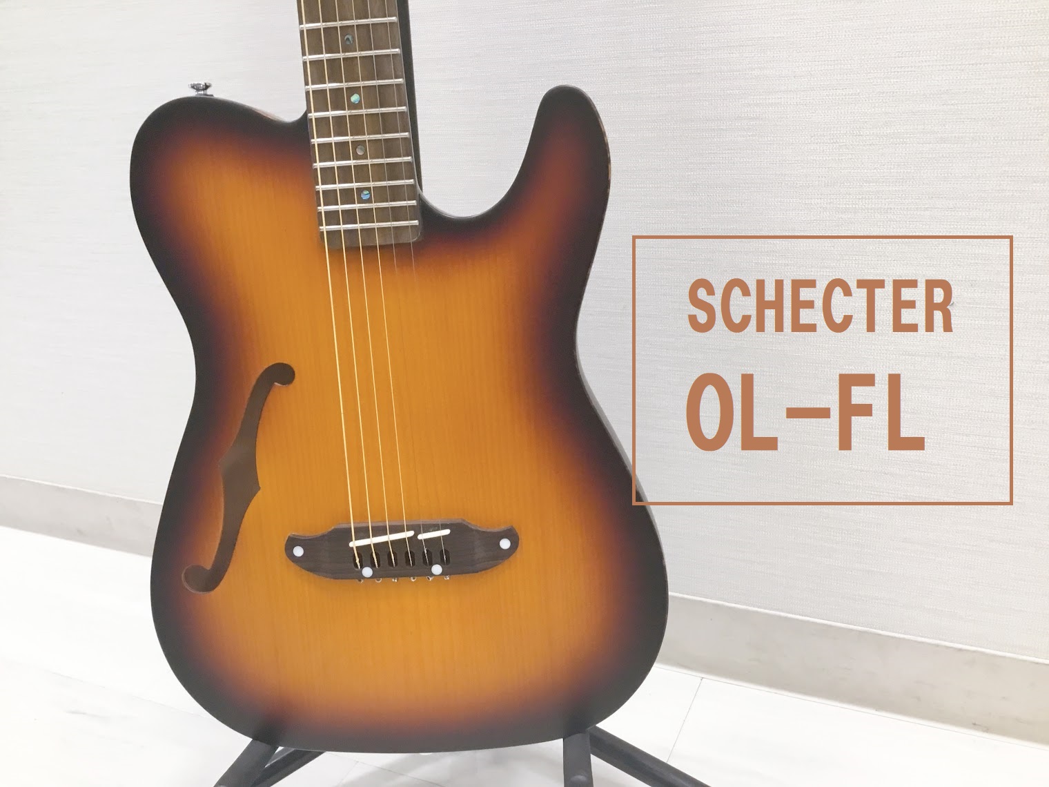 エレキのようなアコギ！【SCHECTER】OL-FL TSB 大分店に入荷致しました