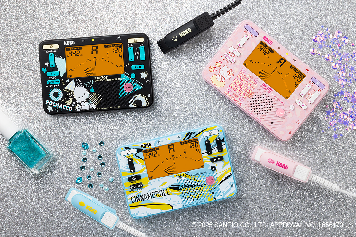 待望の新商品！】サンリオコラボモデル、KORG「TM-70C」チューナー