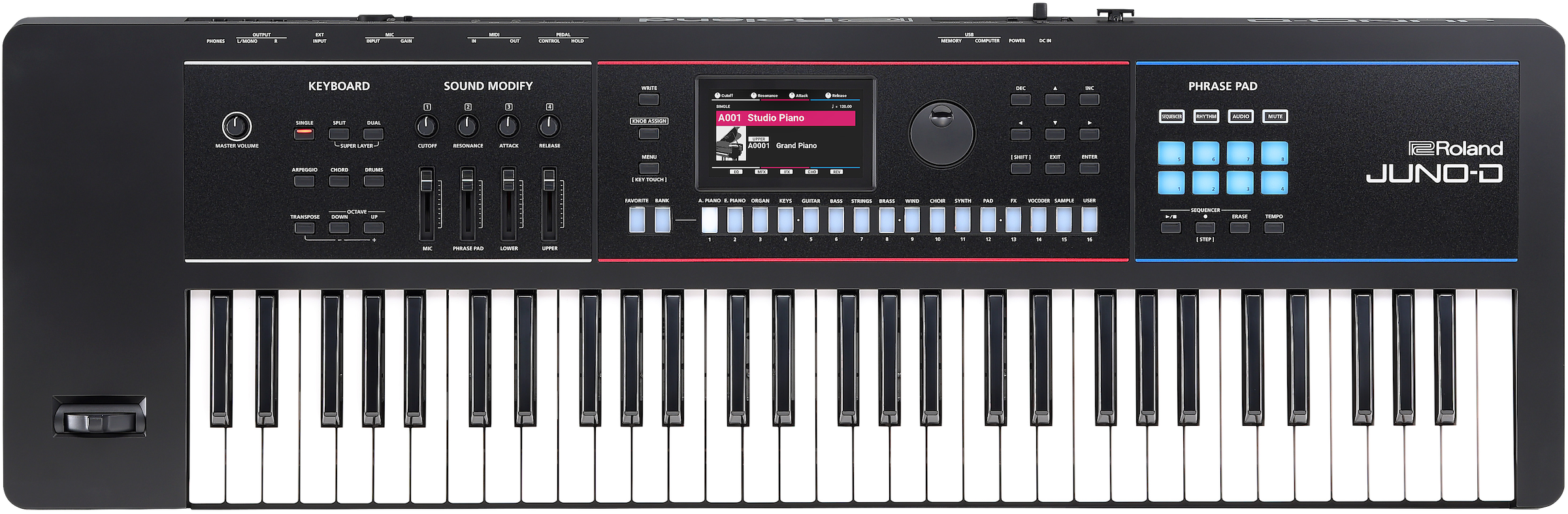Roland 新生JUNO-D登場！20年以上愛される定番シンセサイザーの