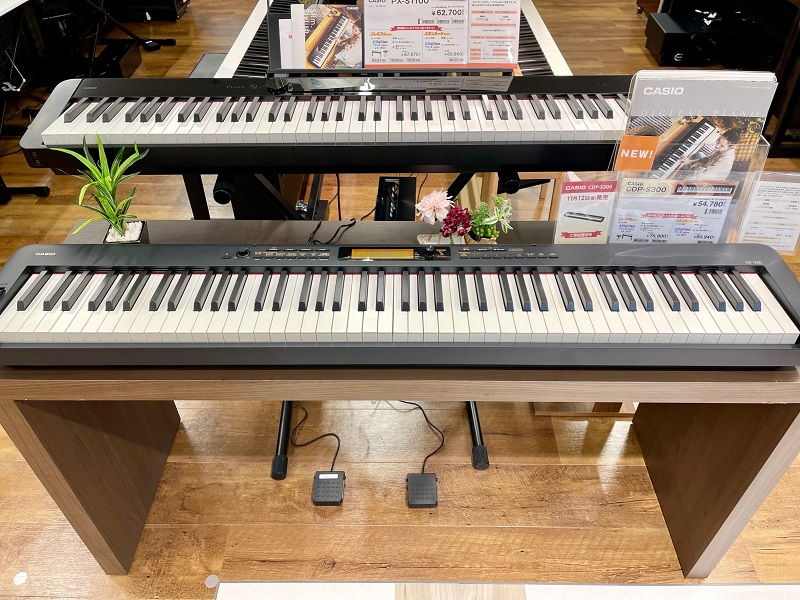 電子ピアノ】CASIO CDP-S300 島村楽器限定で発売！お試し頂けます