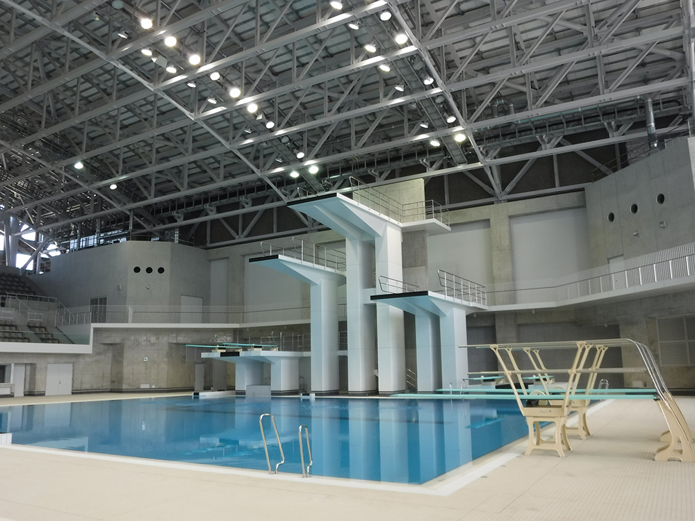 金沢市城北市民運動公園屋内プール | 施工実績 | 清水建設