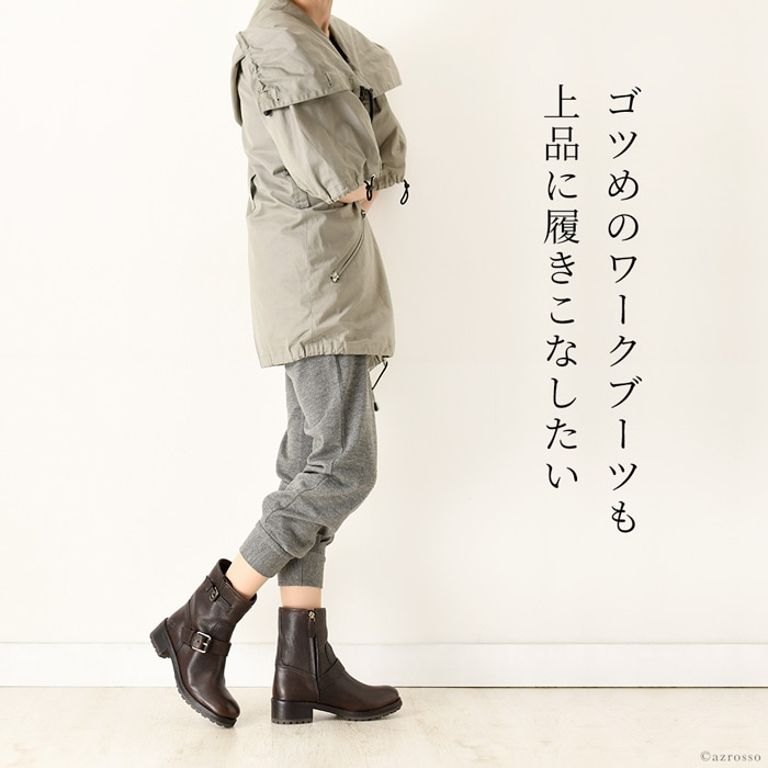 トリーバーチ ショートブーツ TORY BURCH 本革 エンジニアブーツ の