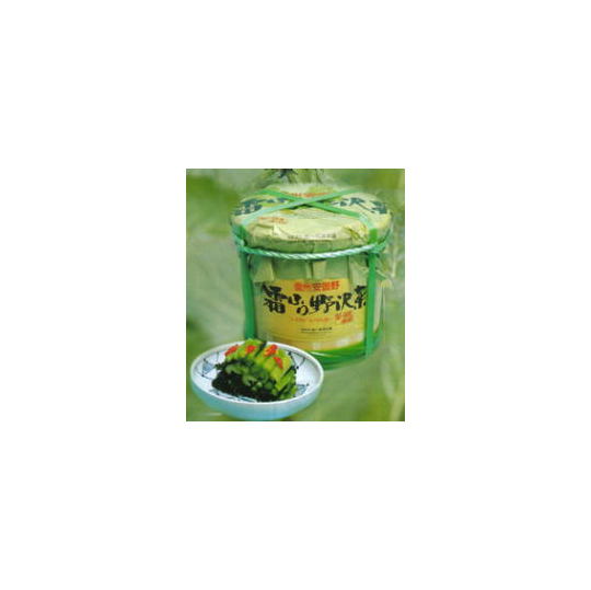 霜ふり野沢菜 季節限定(4L木樽) 商品詳細│就一郎漬本舗 豊科店｜信州