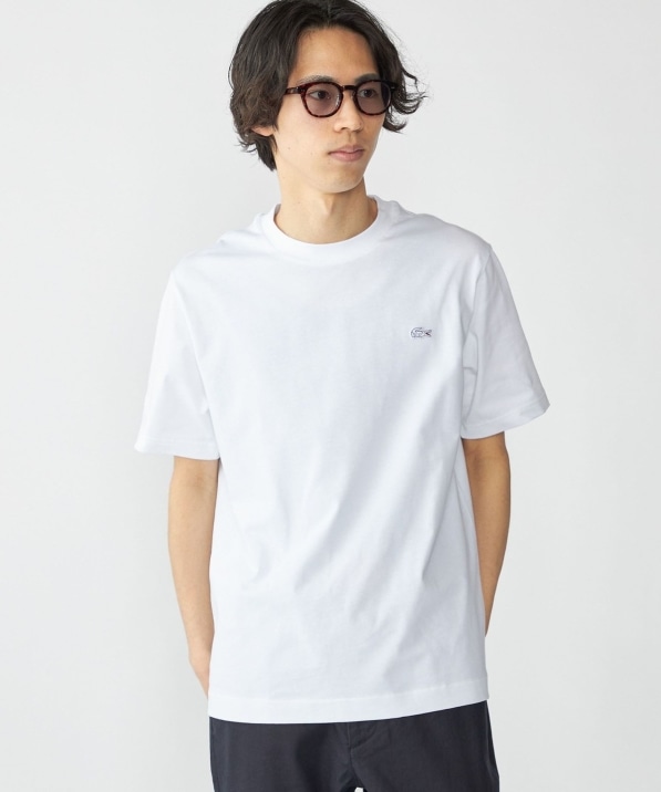 LACOSTE: TH5582-99 アウトラインクロック クルーネック Tシャツ