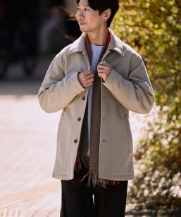 SHIPS any: PURE WOOL MELTON シングル Pコート 25AW◇｜ SHIPS 公式サイト