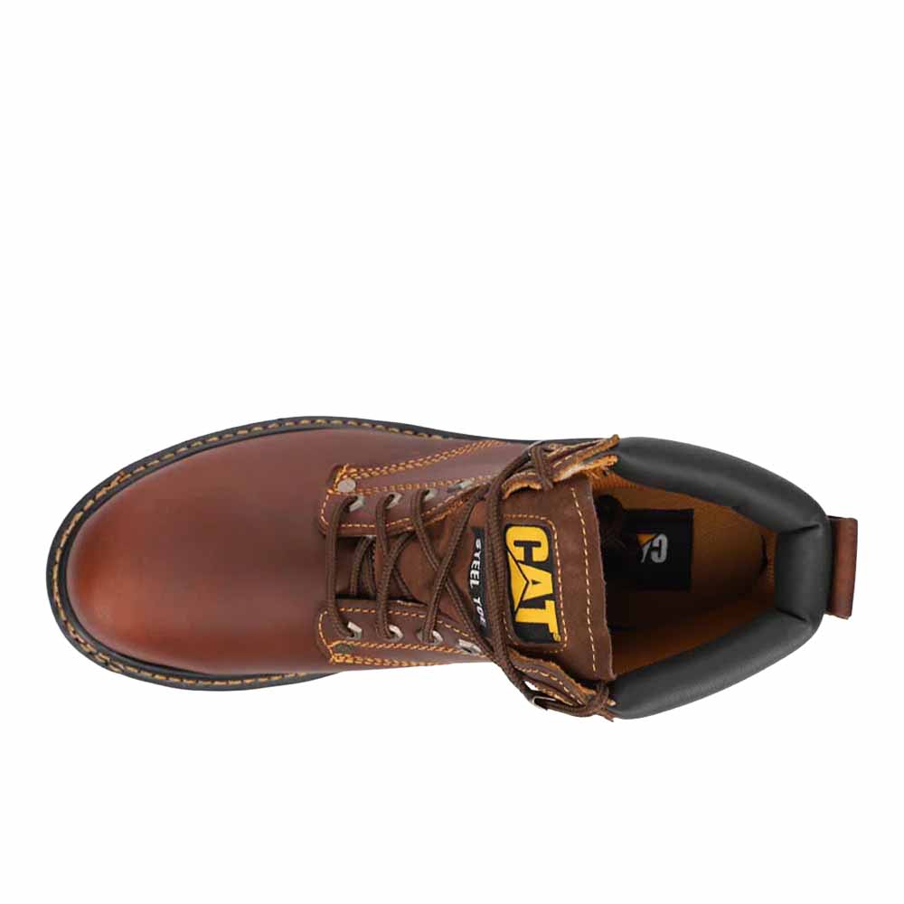Shop Brown Mens CAT Footwear Second Shift 6 Inch Slip Resistant
