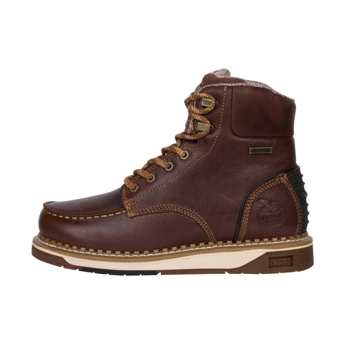 Georgia Boot AMP LT Wedge Composite Toe Brown – Shoeteria