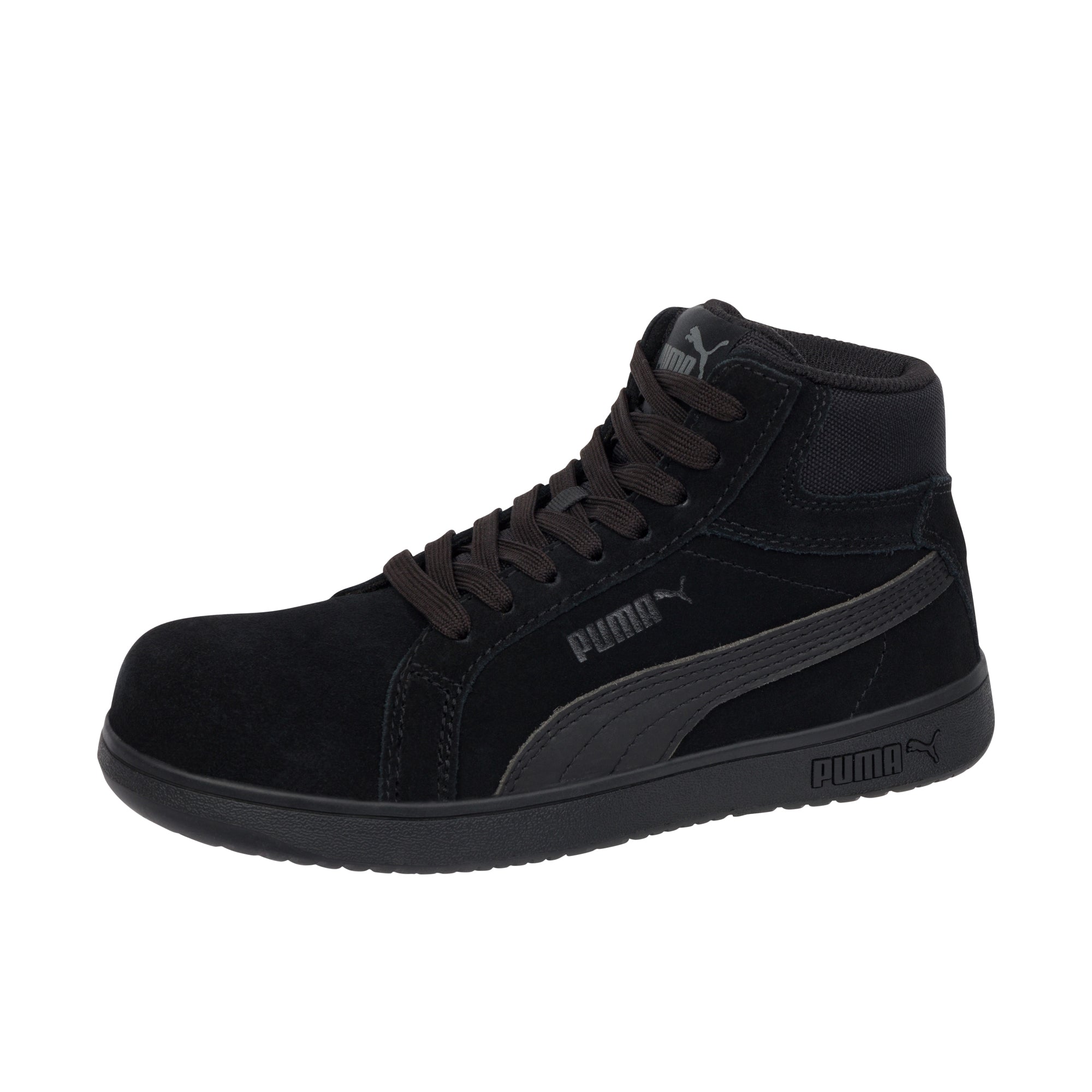 Puma Safety Womens Iconic Mid Composite Toe Black Black – Shoeteria