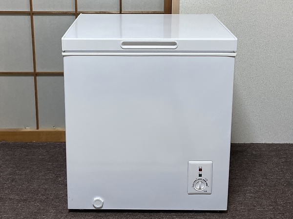 maxzen 上開き冷凍庫 66L 冷凍ストッカー JF066ML01WH (2022年製)を