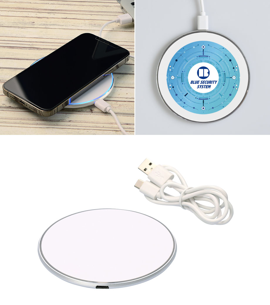 アルミワイヤレス充電器｜最安値￥1,188|ほしい！ノベルティ