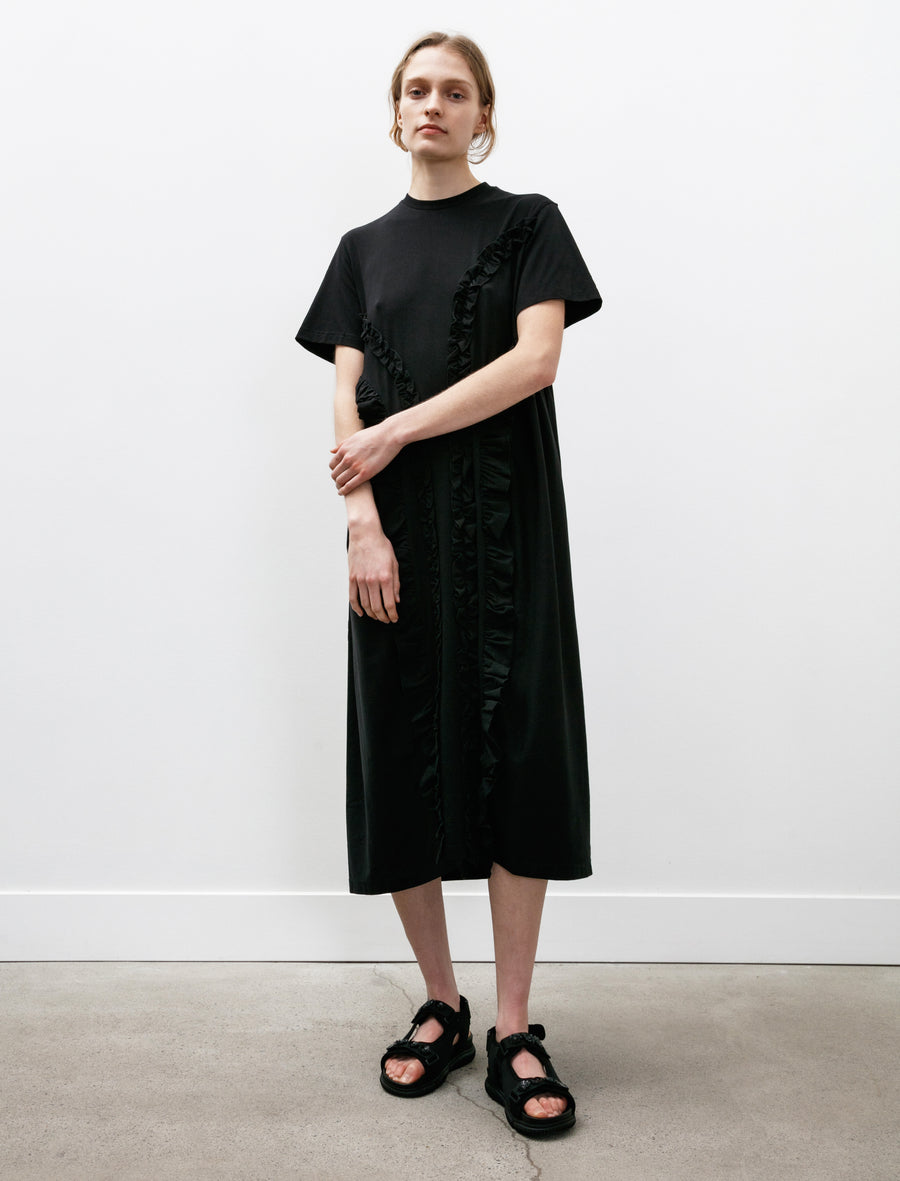 Cecilie Bahnsen Alaine Jersey Dress Black – Neighbour