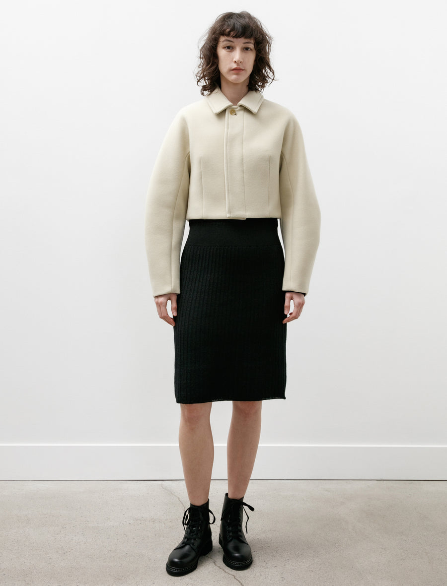 Auralee Sponge Wool Melton Short Blouson Light Lime – Neighbour